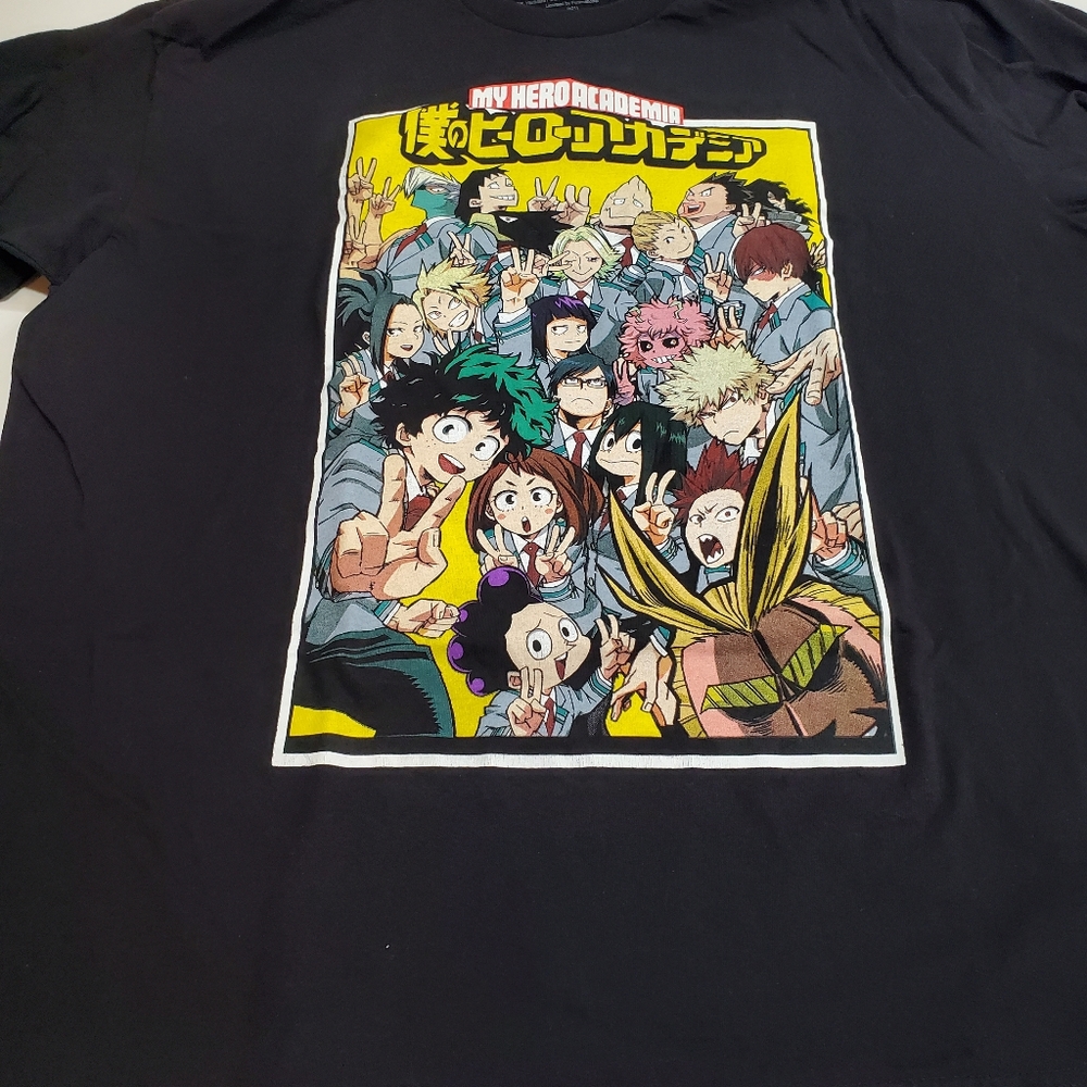 My hero academy anime t-shirt 2XL